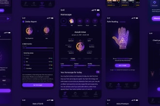 do mobile app UI UX design with figma or adobe xd for android or IOS