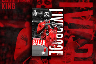 design an epic soccer or football poster or matchday poster for you