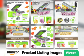 do 3d product design and realistic renders for amazon listing images