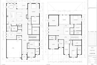 architectural floor plan,house plan,autocad 2d floor plan,convert pdf to cad,dwg