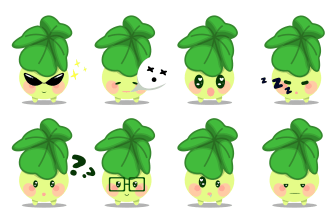 draw chibi kawaii character and emoji for you