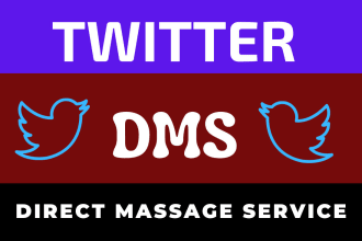 send instagram, twitter direct message dms to promote your business