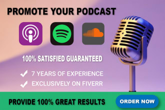 do apple podcast promotion get huge organic USA downloads