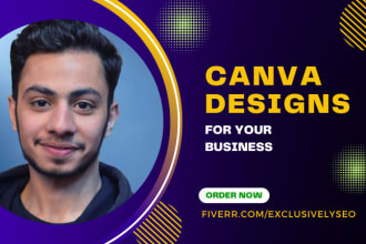 create attractive canva templates and designs