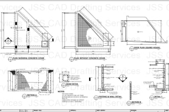 convert your hand sketch and PDF to cad drawing