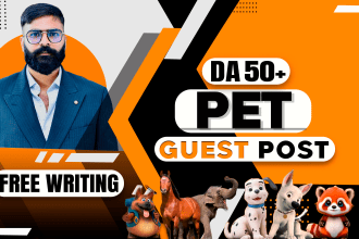 do pet guest posts, dog guest posts with dofollow backlink