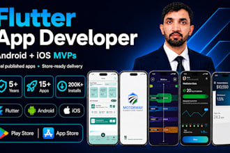 build a flutter mvp mobile app for android and ios