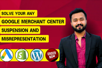 solve google merchant center suspension issues