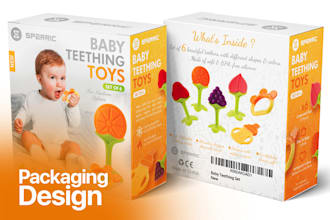design your unique baby product and toys packaging