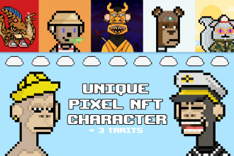 create a unique pixel nft character