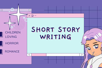 be your creative short story ghostwriter