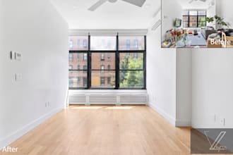 professionally remove furniture to create a clean and empty room