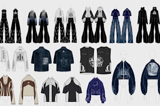 create a premium streetwear fashion collection for your brand