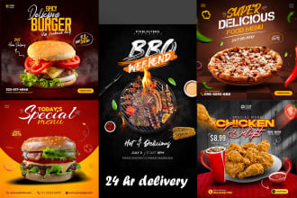 design creative awesome restaurant menu food poster