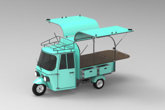 make your 3d model by using solidworks