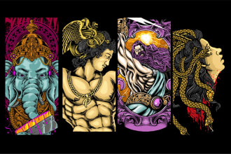 create artwork greek mythology