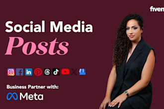 be your social media manager and content creator