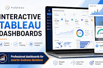 make interactive tableau dashboards
