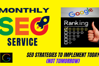 improve your website google ranking with monthly SEO service