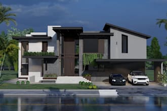 do 3d visualization, architecture rendering in  unreal engine