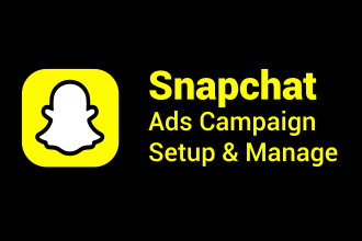 be your snapchat ads manager, run and manage your snapchat ads campaign