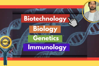 write biology biotechnology and bioinformatics articles