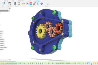 do 3d cad modelling on fusion360,solidworks