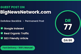 publish a guest post on big news network with a dofollow backlink