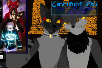 commisions for vrchat avatars retexture and toggles