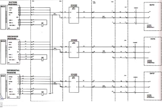 draw autocad drawing, electric wiring, panel wiring, plc wiring