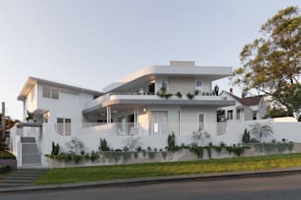 create 3d photorealistic render of architecture, exterior