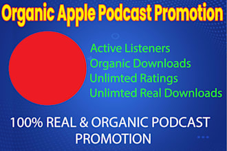 professionally podcast promotion and get huge downloads