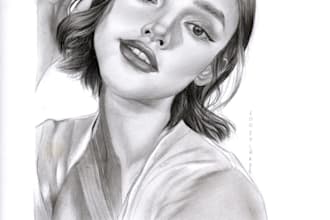 draw a realistic pencil portrait from your photo