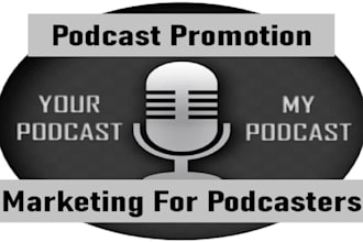 promote and advertise your podcast on my podcast to real listeners and followers