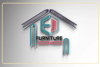 creative professional decoration and furniture logo