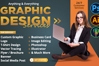 do any graphic design photoshop adobe illustrator digital art