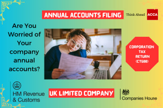 file year end accounts and corporation tax return for UK limited company