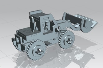 3d model and 2d drawings for mechanical design using autocad and inventor