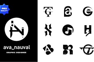 make a quick and professional letter logo concept