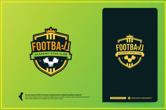 design a unique football club logo for you