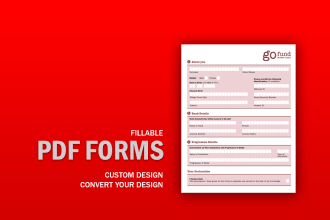 create fillable PDF forms