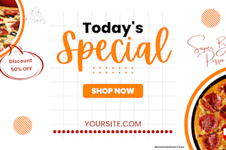 design website, youtube, facebook, instagram banner