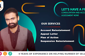write letter for amazon account suspension and section 3 reinstatement