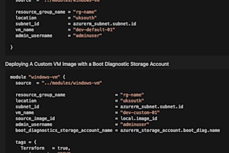 create bespoke and reusable terraform modules