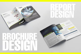 design professional annual reports, proposals, or capability statements design