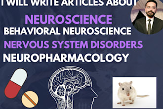 write neuroscience, behavioral neurosciece and nervous system disorders articles