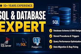 write sql queries and optimize database performance