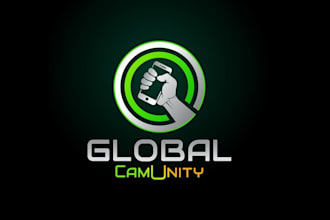 do eye catchy internet, mobile and communication logo