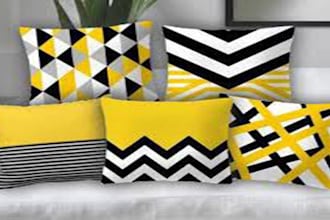 design patterns for pillow, cushion and bed linen