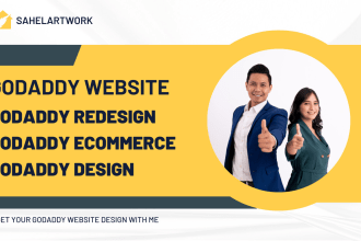design, redesign godaddy website, godaddy landing page